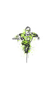 Green Lantern - Inked Digital Art by Brand A