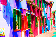 Green Shutter Alley Photograph by Donna Corless