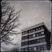 Grey urban architecture Photograph by Matthias Hauser