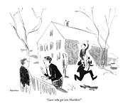 Guess Who Got Into Hotchkiss! Drawing by James Stevenson