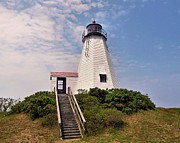 Gurnet Light Photograph by Janice Drew