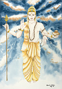 Guru Jupiter Painting by Srishti Wilhelm