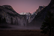 Half Dome Winter sunset Photograph by Scott McGuire
