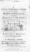 Hamilton Pamphlet, 1774 Painting by Granger