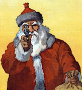 Hands Up Puck Christmas, 1912 Photograph by Science Source Hands Up Puck Christmas, 1912 Photograph by Science Source