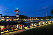 Harbour Town Lighthouse at Twilight Hilton Head Island South Carolina Photograph by Dawna Moore Photography