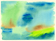 Hazy Forest II Painting by Beverly Claire Kaiya