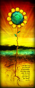 He Lifts Me Out Mixed Media by Shevon Johnson