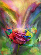 Healing Rose Mixed Media by Carol Cavalaris