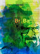 Heisenberg Watercolor Painting by Naxart Studio