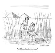 He'll Have Abandonment Issues Drawing by Nick Downes