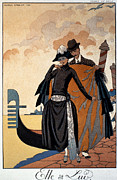 Her and Him Painting by Georges Barbier