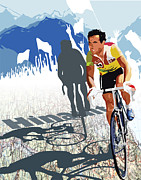 Hinault map print Digital Art by Sassan Filsoof