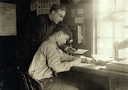 Hine Railroad Office, 1917 Photograph by Granger Hine Railroad Office, 1917 Photograph by Granger