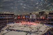Hockey at Yankee Stadium Photograph by David Rucker