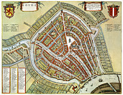 Holland: Gouda Plan, 1649 Photograph by Granger