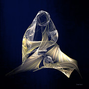 Holy Mother and Child Abstract II Digital Art by Susan Savad