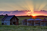 Home Town Sunset Photograph by Mark Kiver