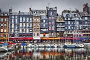 Old harbor of Honfleur, Normandy, France Photograph by Delphimages Photo Creations
