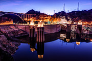 Hoover Dam Sunset - Nevada Photograph by Gary Whitton