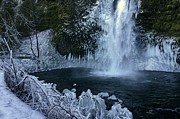 Horsetail Falls in Columbia Gorge in Winter Photograph by Charlene Mitchell Horsetail Falls in Columbia Gorge in Winter Photograph by Charlene Mitchell