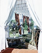 Horst's Patio In Long Island Photograph by Horst P. Horst