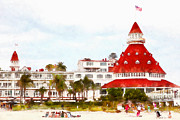 Hotel Del Coronado In Coronado California 5D24256wcstyle Photograph by Wingsdomain Art and Photography Hotel Del Coronado In Coronado California 5D24256wcstyle Photograph by Wingsdomain Art and Photography