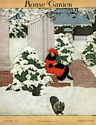 House And Garden Cover Photograph by Ethel Franklin Betts Baines