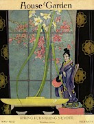 House And Garden Spring Furnishing Number Cover Photograph by L. V. Carroll