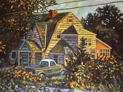 House in Christiansburg Painting by Kendall Kessler