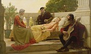 How Liza Loved The King, 1890 Painting by Edmund Blair Leighton