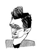 Hugh Dancy Drawing by Tom Bachtell