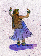 Hula Series Malia Painting by Diane Thornton