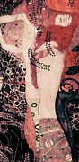 Hydra Painting by Gustav Klimt