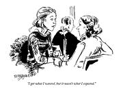 I Got What I Wanted Drawing by William Hamilton