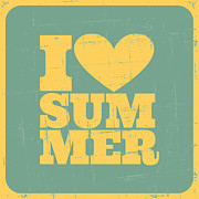 I Love Summer Digital Art by Iveta Angelova