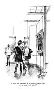 I Never Can Remember. Is It Manet Or Monet Who Drawing by Charles Saxon