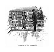 I Warn You, My Right Foot Is A Rebel Drawing by Helen E. Hokinson