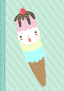Ice Cream Digital Art by Littlebirth