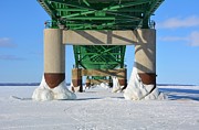 Ice Feet Under the Bridge Photograph by Keith Stokes