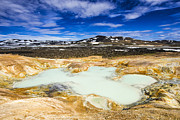 Iceland landscape Leirhnjukur  Photograph by Matthias Hauser