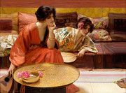 Idle Hours Painting by Henry Siddons Mowbray