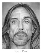Iggy Pop Drawing by Greg Joens