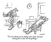 I'm Not Asking You To Change Your Spots.  I'm Drawing by Al Ross