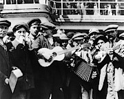 Immigrant Band, C1905 Photograph by Granger Immigrant Band, C1905 Photograph by Granger