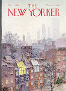 New Yorker March 2, 1968 Painting by Albert Hubbell