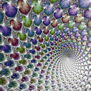 Into the Vortex colorful fractal art Digital Art by Matthias Hauser