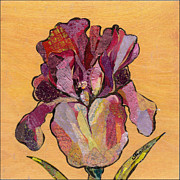 Iris V  - Series V Painting by Shadia Derbyshire