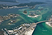 Islands of Perdido - Labeled Photograph by Gulf Coast Aerials - Islands of Perdido - Labeled Photograph by Gulf Coast Aerials -