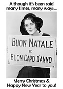 Italophile Christmas and New Year's Greeting Card Photograph by Communique Cards